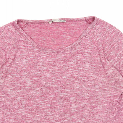 Atmosphere Womens Pink Boat Neck Polyester Pullover Jumper Size 12
