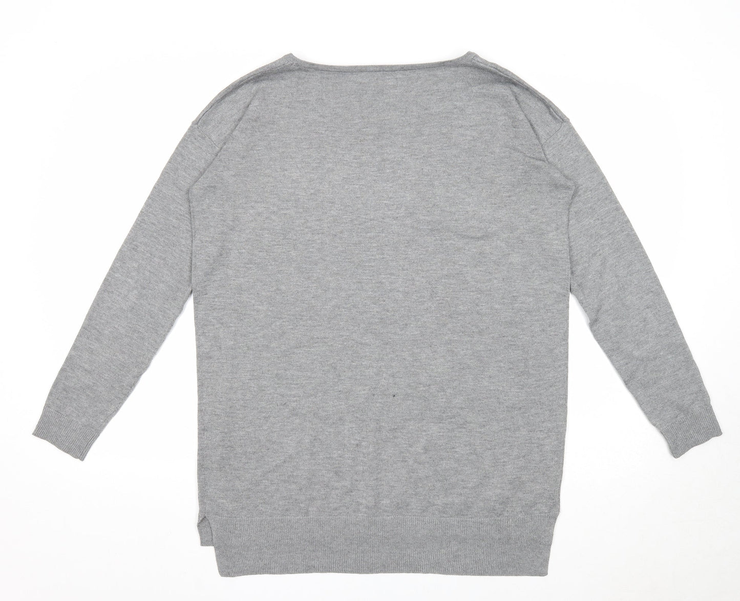 Womens UK Size L RESERVED Grey Pullover Jumper