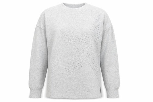 Womens UK Size 10 F&F Grey Pullover Jumper