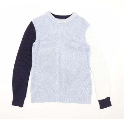 Womens UK Size S Marks and Spencer Blue Pullover Jumper