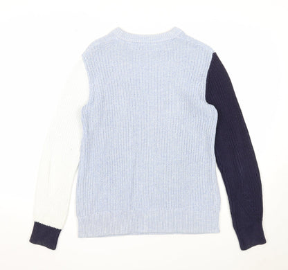 Womens UK Size S Marks and Spencer Blue Pullover Jumper
