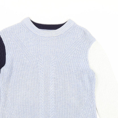 Womens UK Size S Marks and Spencer Blue Pullover Jumper