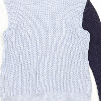 Womens UK Size S Marks and Spencer Blue Pullover Jumper
