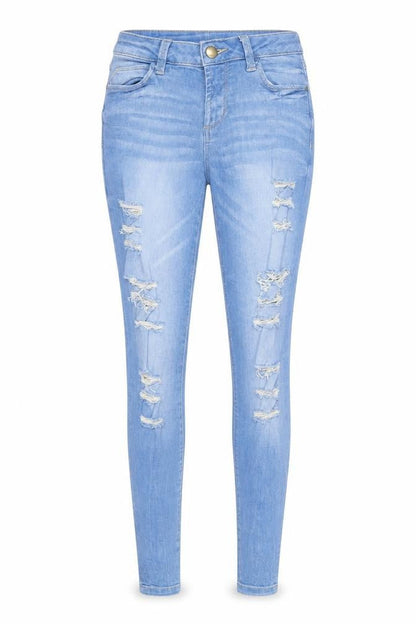 Womens UK Size 6 Denim & Co. Regular Fit Skinny Blue Jeans