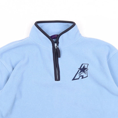 Henbury Mens Blue Polyester Pullover Sweatshirt Size S - Allstars