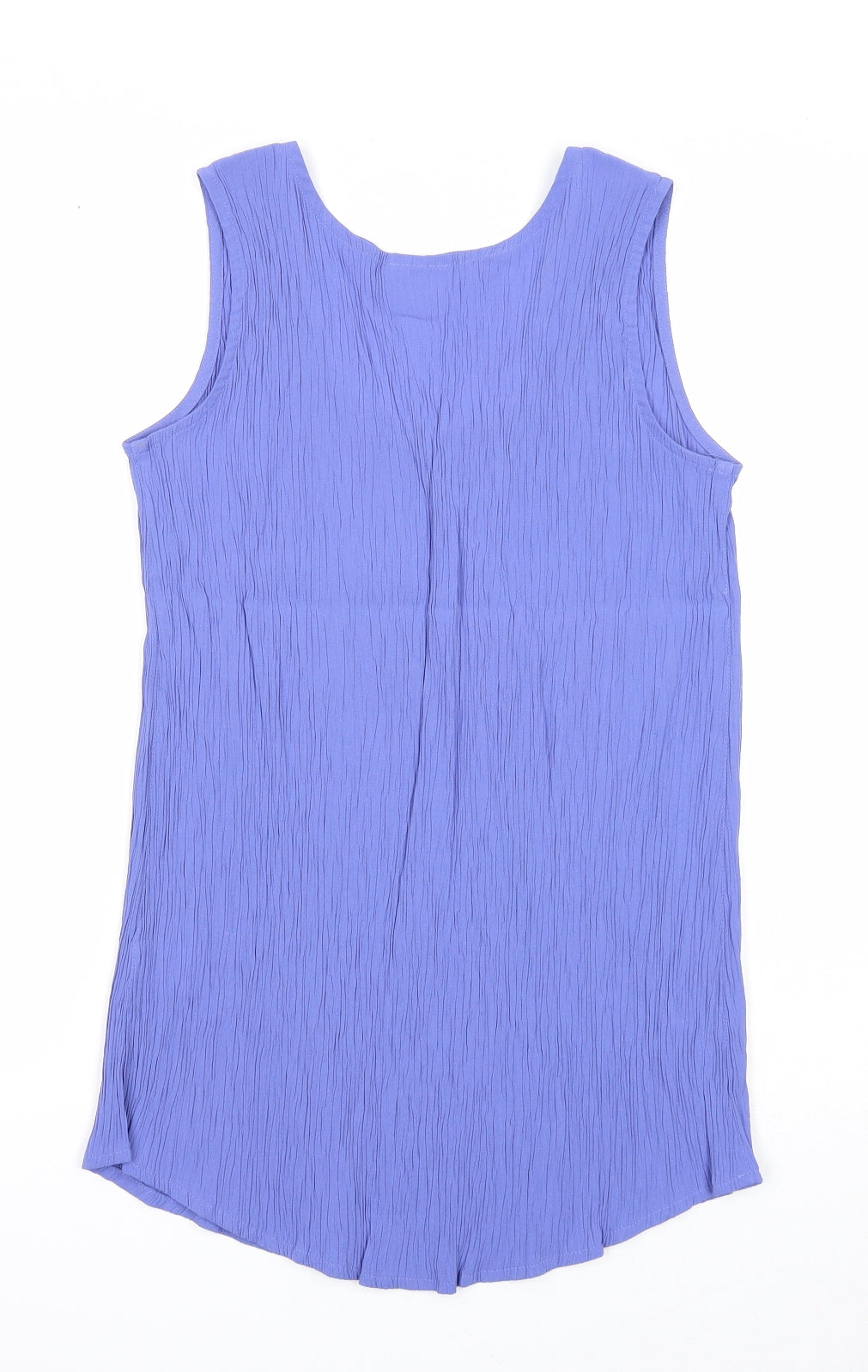 Womens UK Size 12 Essentials Purple Basic Tank