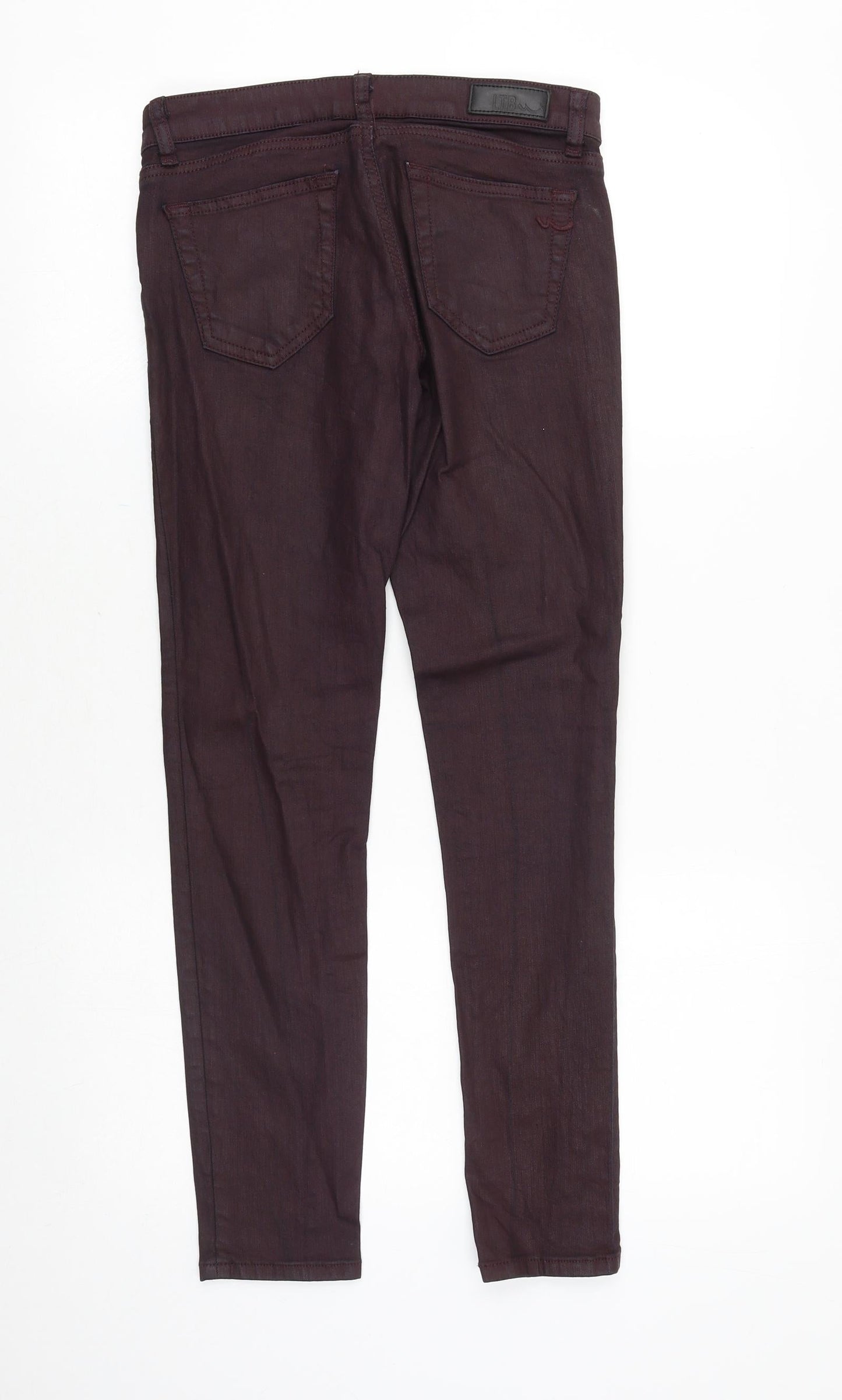 Womens UK Size 27 in LTB Slim Fit Skinny Red Jeans