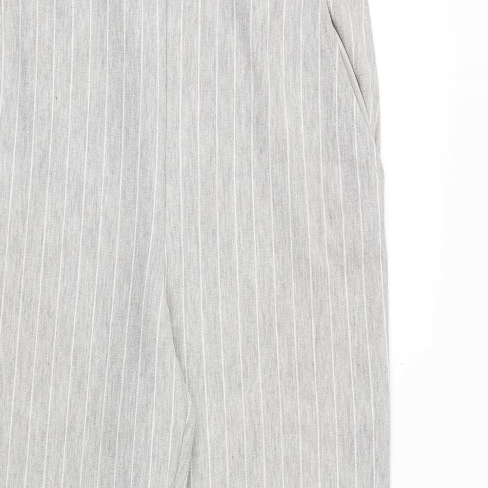 Womens UK Size XS H&M Regular Fit Chino Grey Trousers
