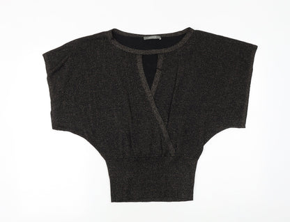 Womens UK Size S Oasis Black Pullover Jumper