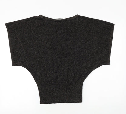 Womens UK Size S Oasis Black Pullover Jumper