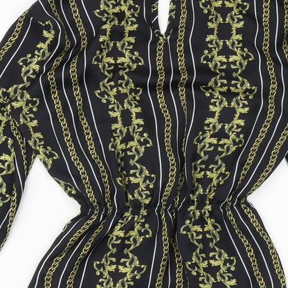 Womens UK Size 10 Select Black Basic Blouse