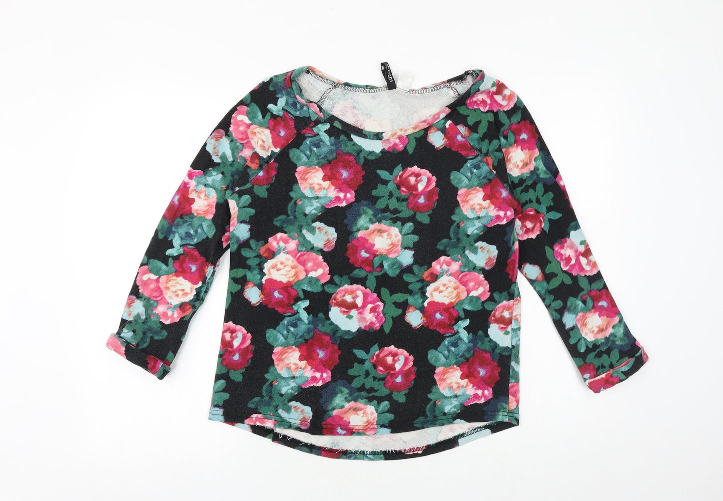 Womens UK Size S H&M Black Basic Blouse