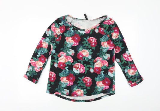 Womens UK Size S H&M Black Basic Blouse