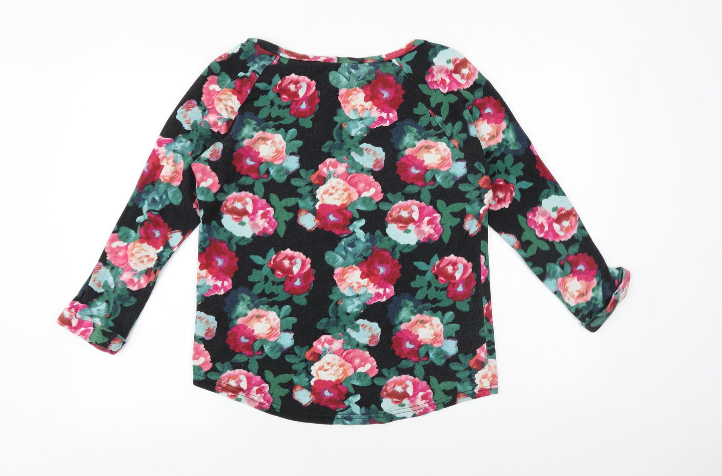 Womens UK Size S H&M Black Basic Blouse