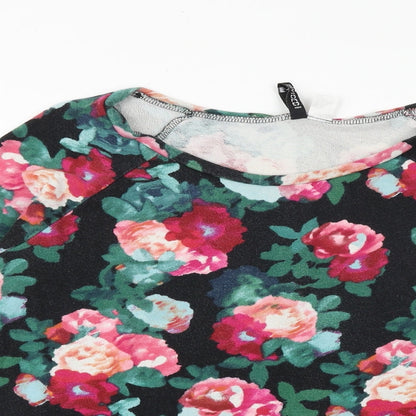 Womens UK Size S H&M Black Basic Blouse
