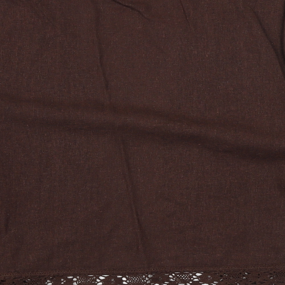 Womens UK Size 12 Wardrobe Brown Cardigan Jumper