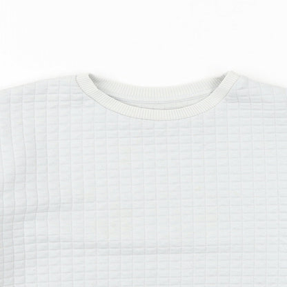Matalan Boys Grey Cotton Pullover Sweatshirt Size 3-4 Years Pullover