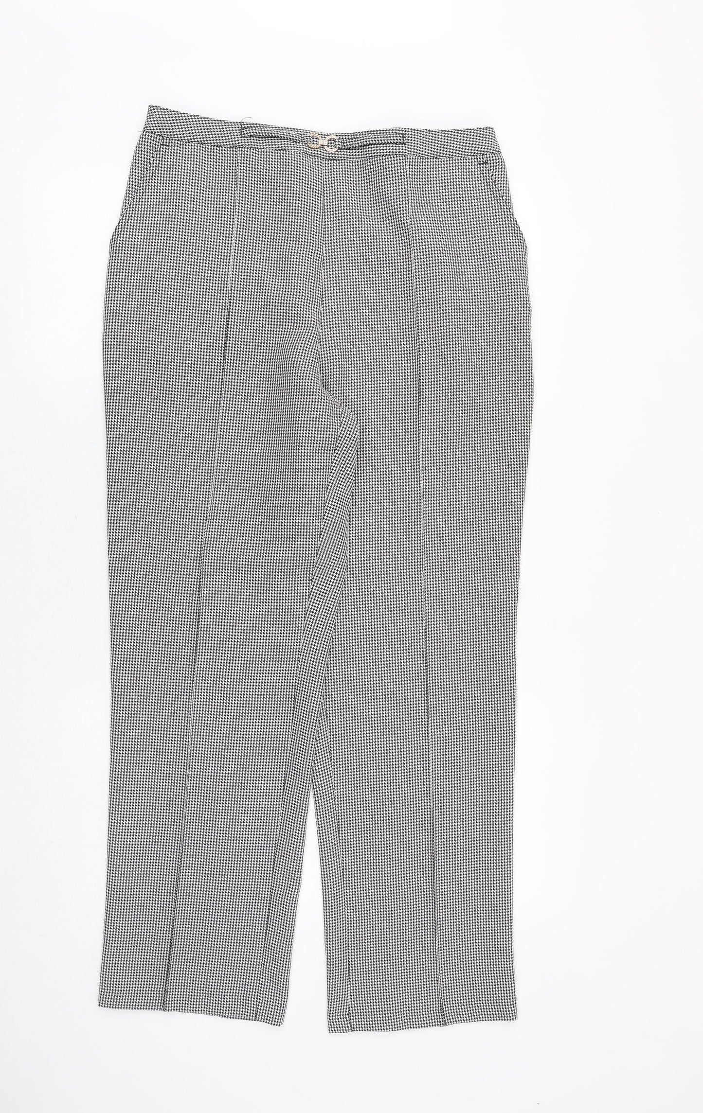 Womens UK Size 16 Damart Regular Fit  Black Trousers
