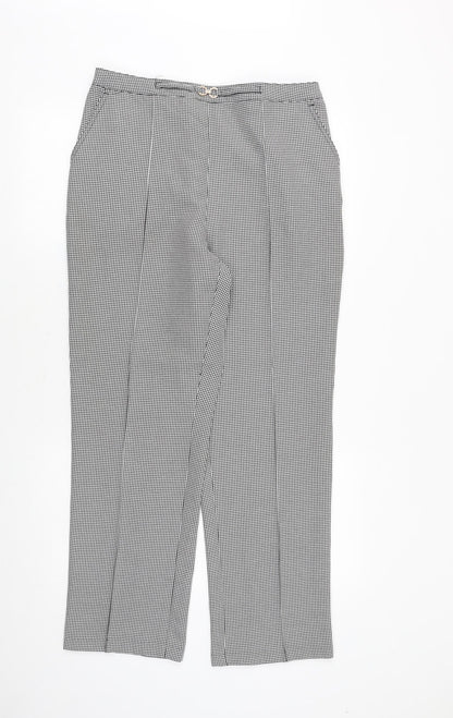 Womens UK Size 16 Damart Regular Fit  Black Trousers