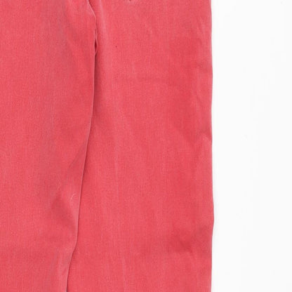 Womens UK Size 10 YESYES Regular Fit Skinny Pink Jeans
