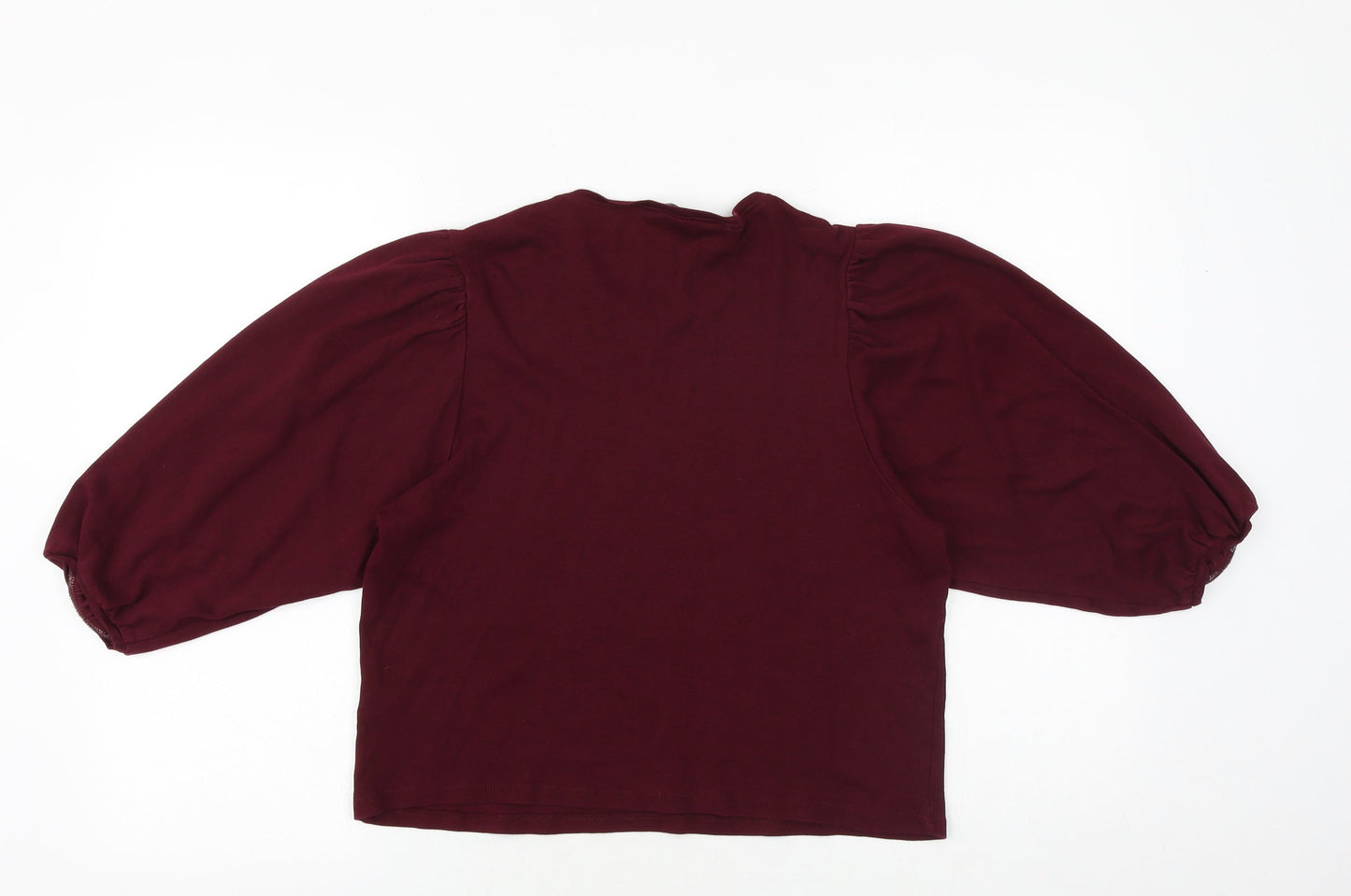 Womens UK Size 12 New Look Purple Basic T-Shirt