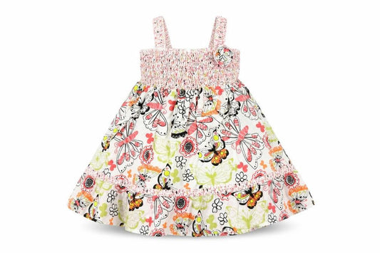 M&Co Baby Multicoloured Geometric 100% Cotton A-Line Size 3-6 Months Round Neck Pullover - Butterfly