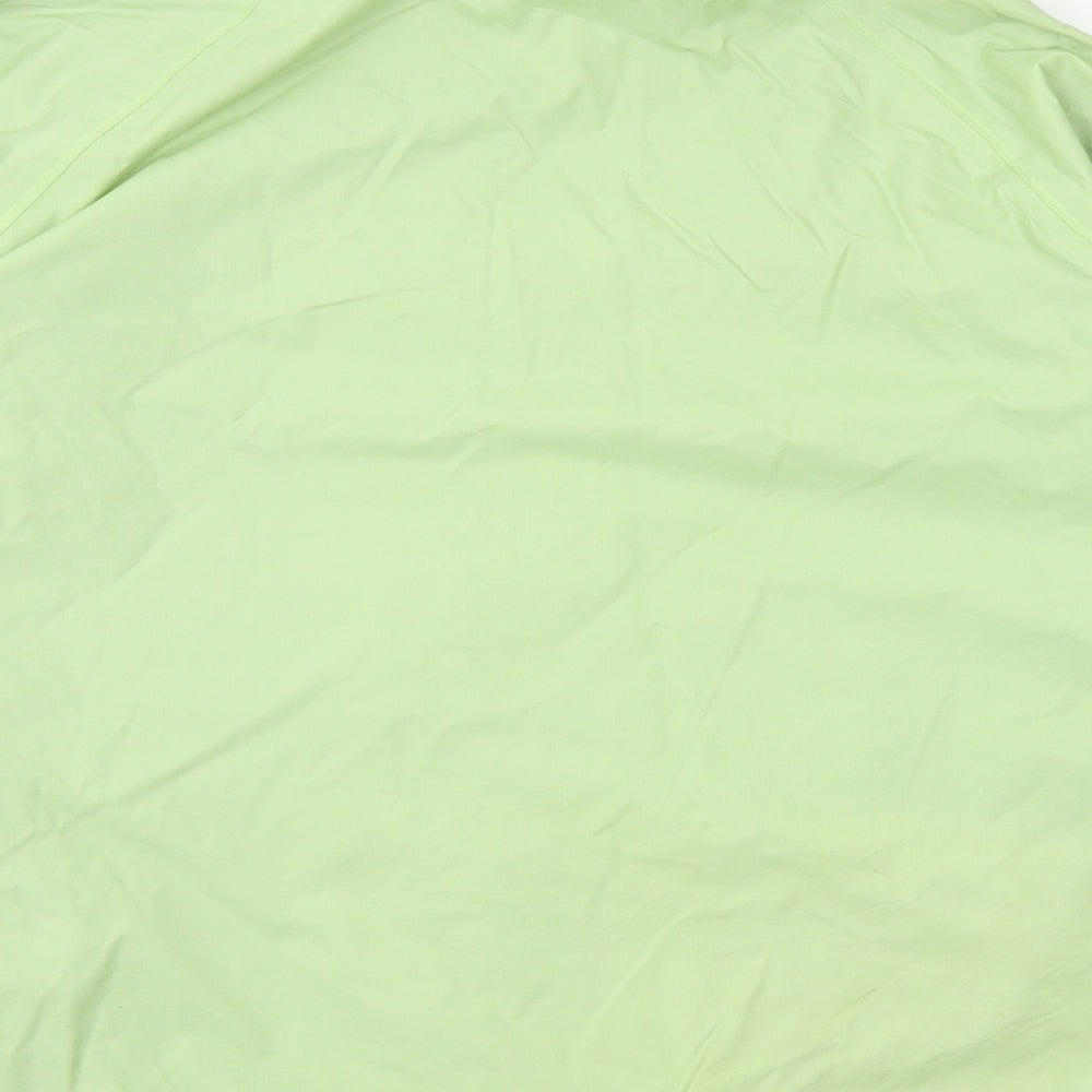 Womens UK Size 10 Technicals Green Windbreaker Coat