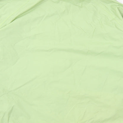 Womens UK Size 10 Technicals Green Windbreaker Coat