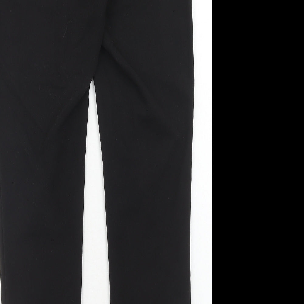 Womens UK Size 8 New Look Regular Fit Chino Black Trousers