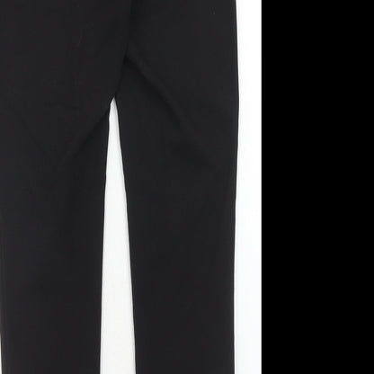 Womens UK Size 8 New Look Regular Fit Chino Black Trousers