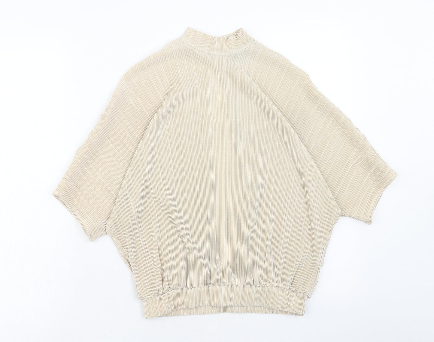 Womens UK Size 6 Topshop Brown Basic Blouse