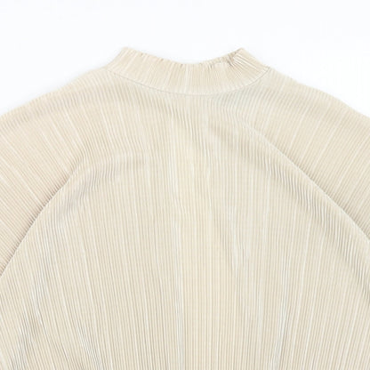Womens UK Size 6 Topshop Brown Basic Blouse