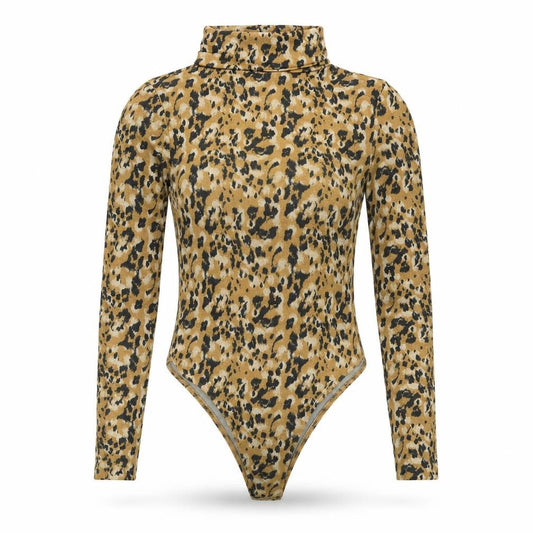 Womens UK Size XS Primark One-Piece Brown Bodysuit