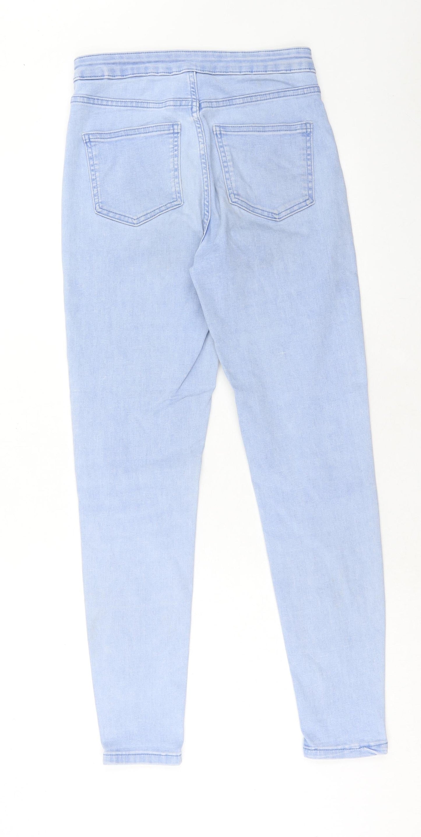 Womens UK Size 10 Marks and Spencer Regular Fit Skinny Blue Jeans