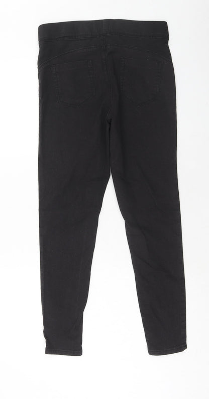 Denim & Co. Womens Black Cotton Jegging Jeans Size 12 Regular