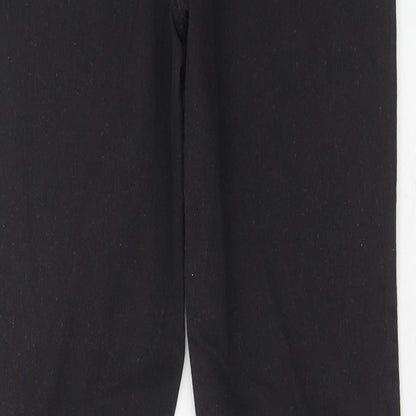 Denim & Co. Womens Black Cotton Jegging Jeans Size 12 Regular