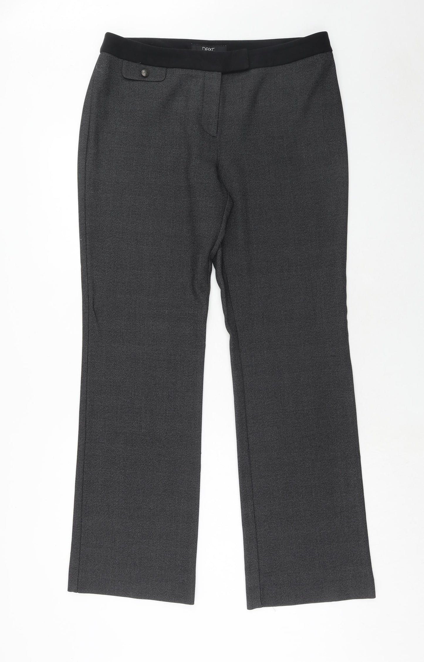 Womens UK Size 38 in NEXT Regular Fit  Grey Trousers