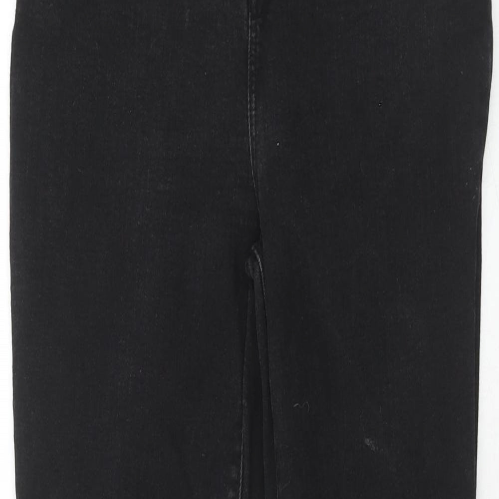COLLUSION Womens Black Cotton Skinny Jeans Size 28 in L28 in Regular Zip