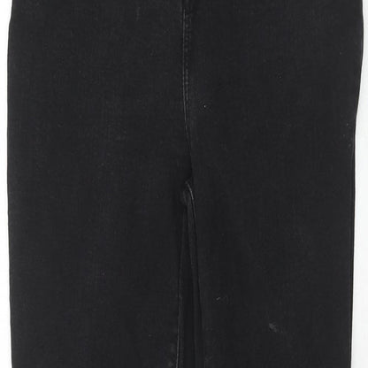 COLLUSION Womens Black Cotton Skinny Jeans Size 28 in L28 in Regular Zip