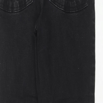 COLLUSION Womens Black Cotton Skinny Jeans Size 28 in L28 in Regular Zip