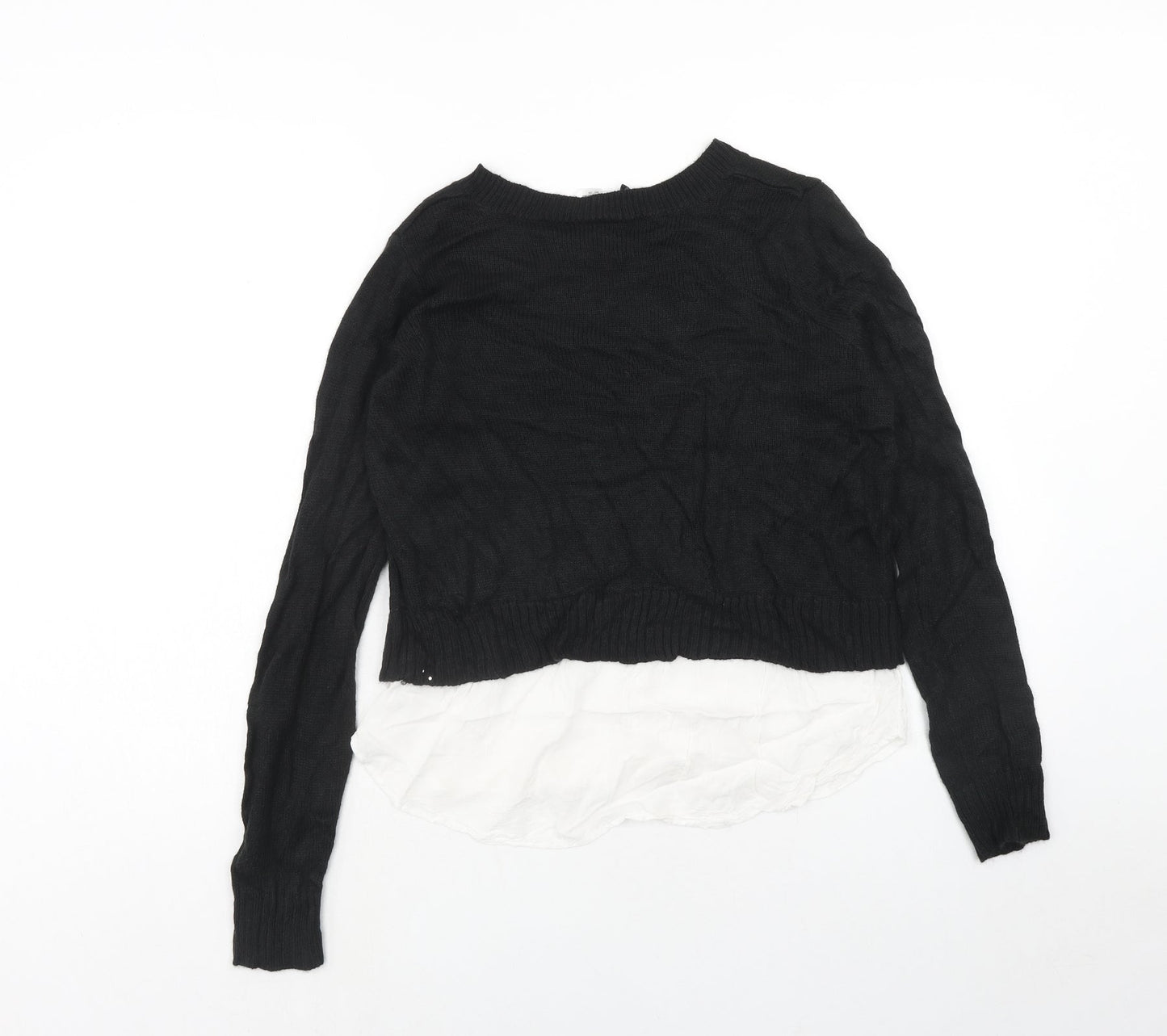 Womens UK Size S H&M Black Pullover Jumper