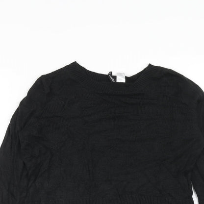 Womens UK Size S H&M Black Pullover Jumper