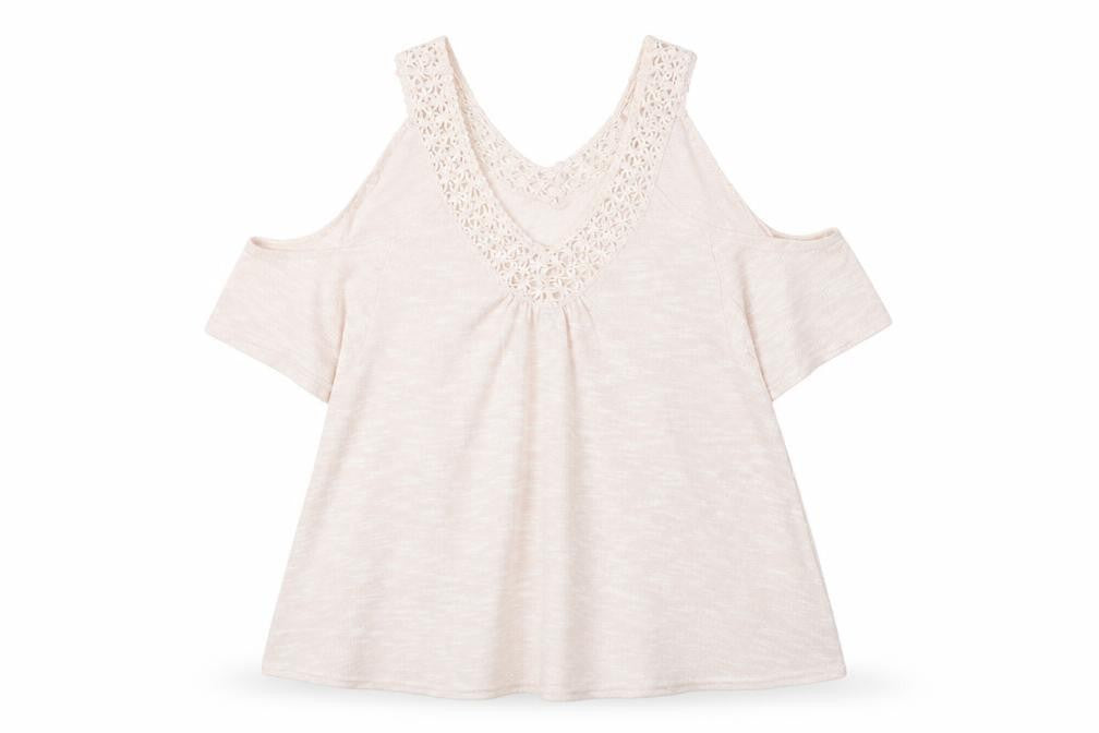 Womens UK Size 8 New Look Pink Basic T-Shirt