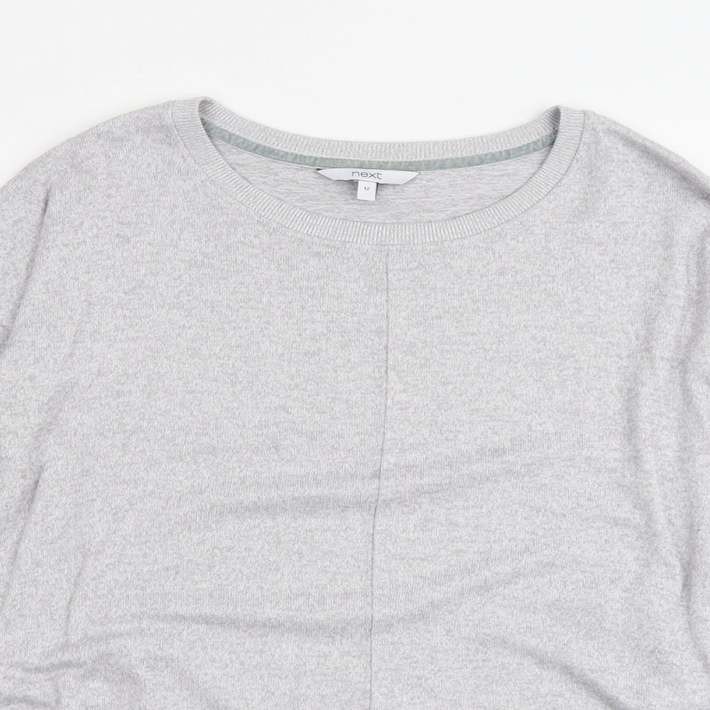 Womens UK Size 12 NEXT Grey Pullover Jumper