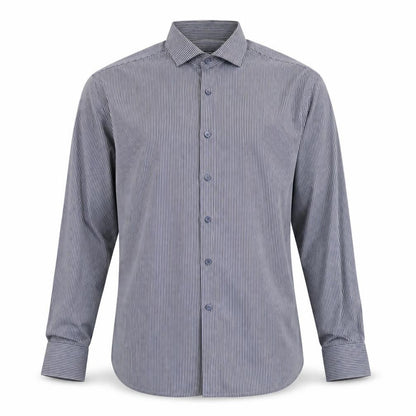 Mens UK Collar Size 15.5 Seidensticker Smart Blue  Dress Shirt