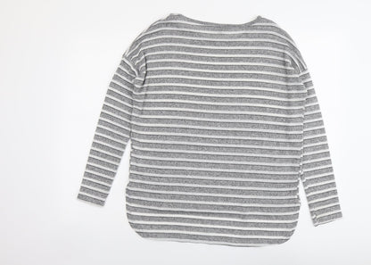 Womens UK Size 8 New Look Grey Pullover Jumper