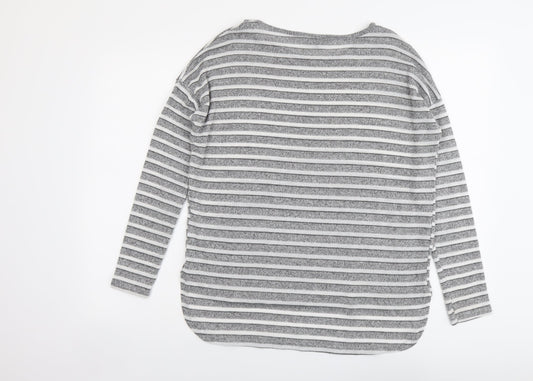 Womens UK Size 8 New Look Grey Pullover Jumper