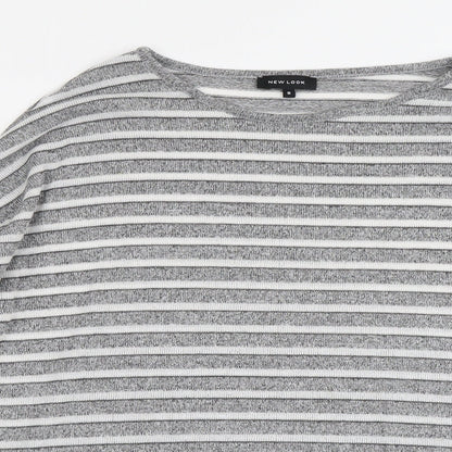 Womens UK Size 8 New Look Grey Pullover Jumper