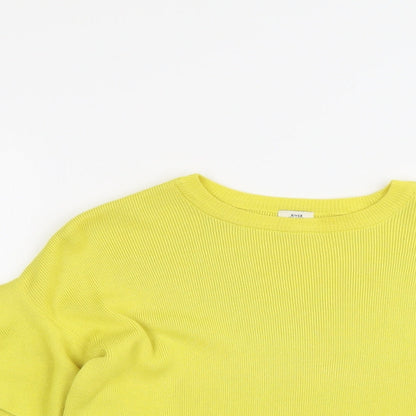 Womens UK Size 6 River Island Yellow Pullover Jumper