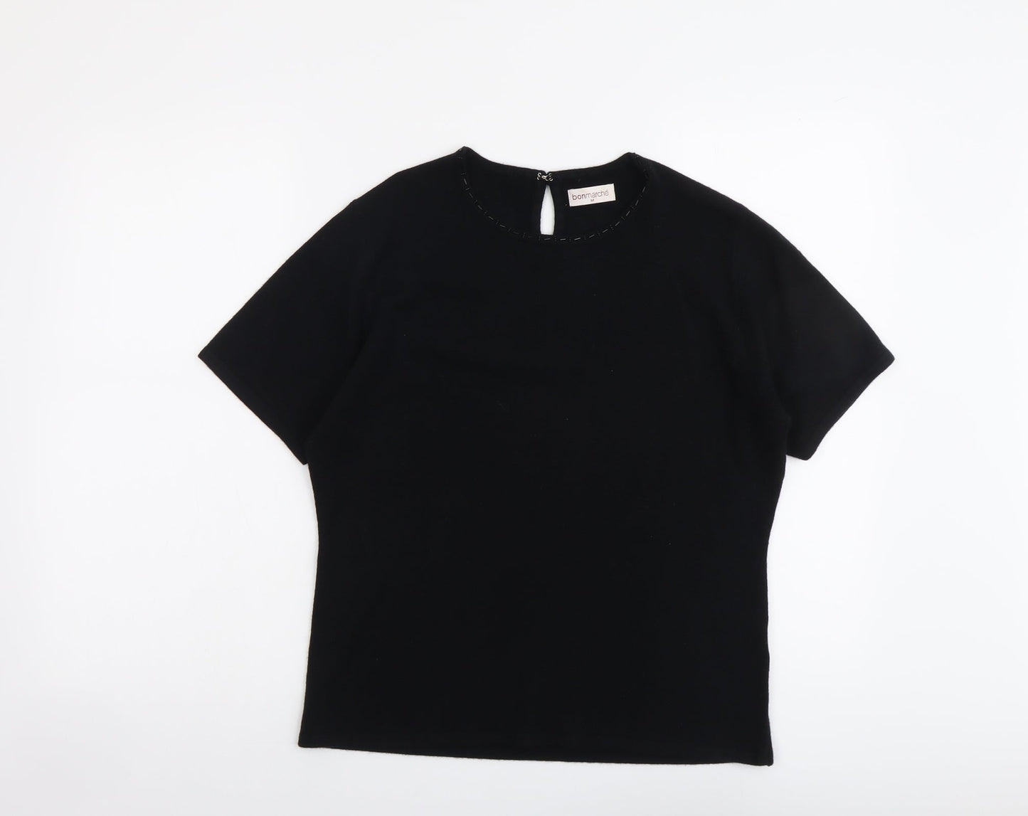 Womens UK Size M Bonmarché Black Pullover Jumper